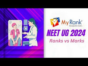 NEET 2024 - Marks vs Ranks (in comparison with 2023) [MY RANK]