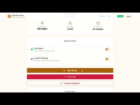 Real time bus tracking
