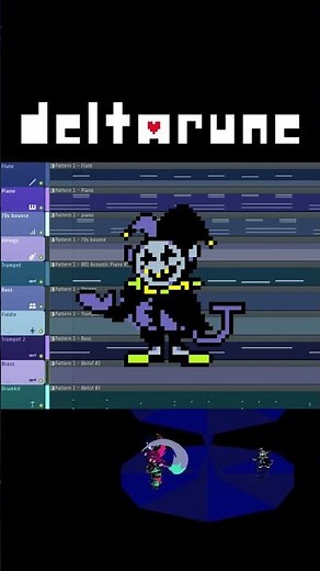 The World Revolving FL Studio deconstructed. Full video on channal!#deltarune #remix #song