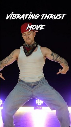 Vibrating Hip Thrust Dance Move 😳#dancemoves #hipthrust #magicmike #masculine