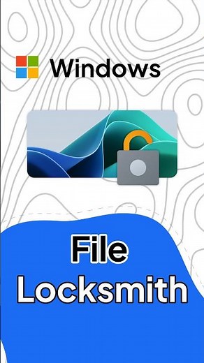 File Locksmith is so underrated. #Microsoft #Windows #Tech #PowerToys #FileLocksmith