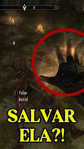 DETALHES QUE VOCÊ NÃO SABIA EM SKYRIM PARTE 28 #shorts