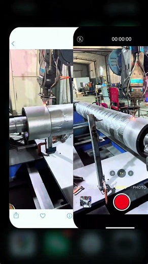 Hàn phủ laser cladding con lăn looper D240 nhà máy thép