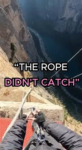 “POV: Cliff Bungee Ride Accident — When the Rope Failed”