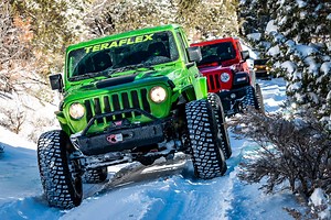 11K views · 298 reactions | Nothing says "It's the most wonderful time of the year!" like 3 JL Wrangler's dashing through the snow. Show us a picture of your Jeep in the snow! | TeraFlex Suspensions | Facebook