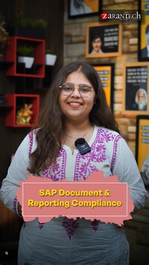 SAP Document & Reporting Compliance | ZaranTech #Shorts