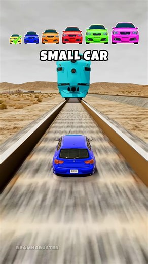 ​Sabse Khatarnak Challenge: Tiny Car vs Train! 😱🚂 #shorts