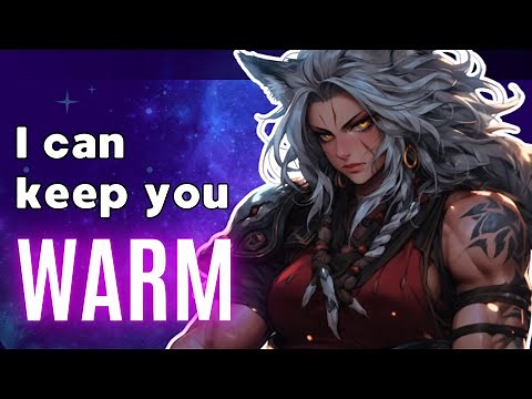 [F4A] I Can Keep You Warm [ASMR] [Wolf Girl] [Neko Listener] [Comfort] [Thunderstorm] [Wholesome]