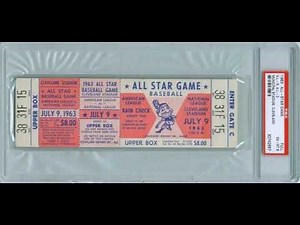 1963 MLB All Star Game - Cleveland