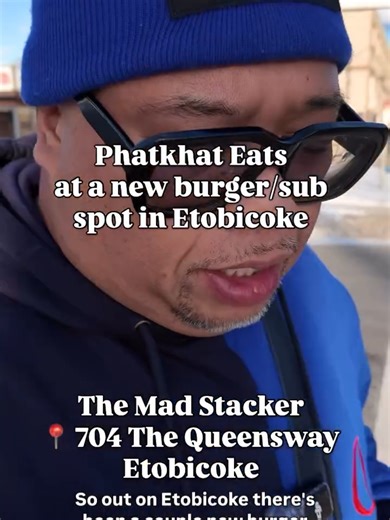 Phatkhat Eats at a new burger/sub spot @madstackertoronto in Etobicoke #phatkhateats #fyp #smashburger #torontoeats #etobicoke #toronto #foodie #foodreview #cheeseburger #torontofood #etobicokeeats