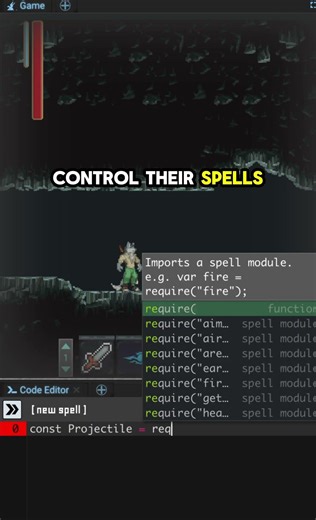 What happens when you combine a JS Interpreter and a game engine?