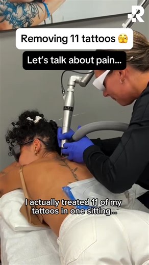 The World’s Tattoo Removal Experts on Instagram: "Curious what tattoo removal feels like? Spoiler: It’s not as bad as you think. Most people compare it to the snap of a rubber band — and the treatment itself is over in seconds. Everyone’s experience is different, but one thing’s for sure: it’s worth it. Ready to get started? Book your free consultation using the link in our bio🔗 #removery #tattooremoval #lasertattooremoval"