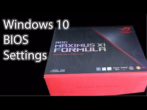 (ASUS STRIX/ROG BIOS) How to set correct BIOS Settings to boot your Windows 10 (UK)