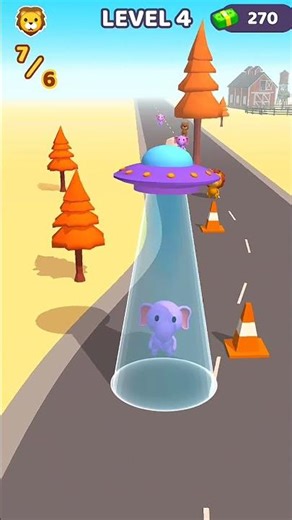 alien kidnap the cow 🐮 elephant 🐘 and lion 🦁 #shorts