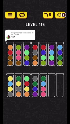 Respondendo a @mj_dereck lvl 115 normal speed #ballsortpuzzle #puzzle #games #puzzletok