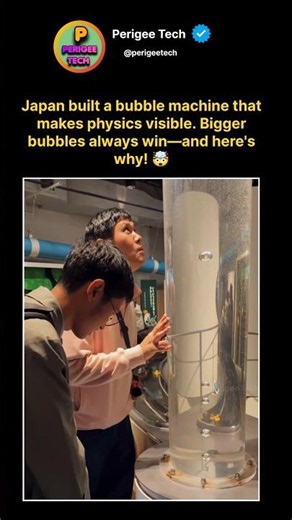 Japan's Bubble Machine Explains Physics 🤯🫧
