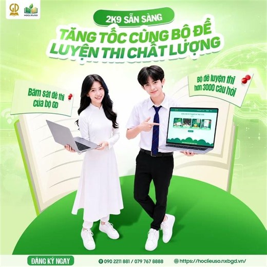 🚀 2K9 SẴN SÀNG TĂNG TỐC CÙNG BỘ ĐỀ LUYỆN THI CHẤT LƯỢNG