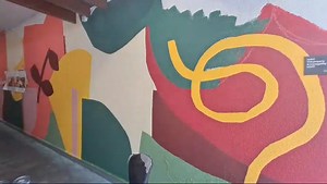 16K views · 55 reactions | Two local artists are busy creating the new artwork brightening up the entrance to Cathedral Square car park Full story: https://trib.al/dSPIUvP | Worcester News | Facebook