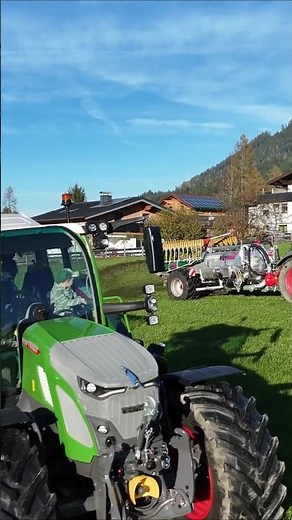 Güllen im Doppelpack #fendt 620 & 314 vario #vakutec bergfass #slurry #manurespreading #mountains