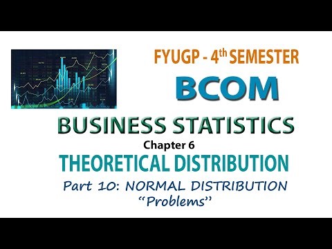 FYUGP 4TH SEM BCOM BUSINESS STATISTICS CH 6 Part#10