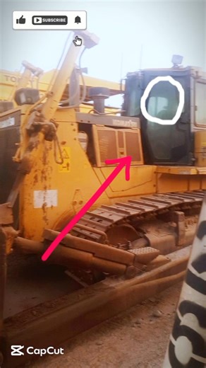 Purana Komatsu D155 Bulldozer Front Blade aur Back View Heavy['✓']Machine