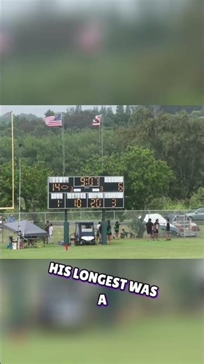 Kapa'a Football: Amazing Catch & Play of the Week Contender! #shorts