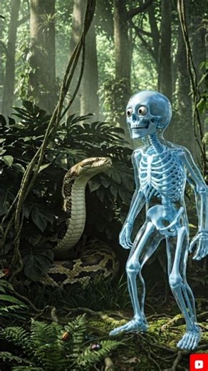 What If You Survived 30 Days in the Amazon Jungle? 🌿😳 #amazonjungle #facts #shorts #skeleton