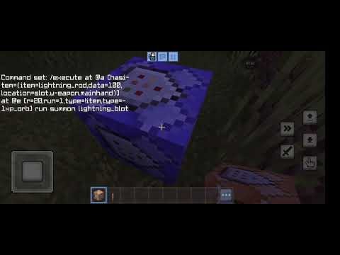 Minecraft useful command of lightning rod