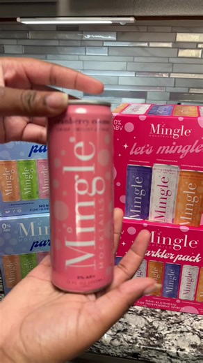 Mingle Mocktails Sparkler Variety pack This Mingle Mocktails Sparkler Pack tastes like you’re celebrating something… even when you’re not. It’s zero alcohol, but the vibes? 100% bubbly, fruity, bougie goodness. If you want something that feels like a cocktail without any of the after-effects, this is the one. It’s refreshing, it’s pretty, it’s crisp, and every can tastes like a little brunch in a glass. Trust me once you try it, regular drinks are gonna feel boring.