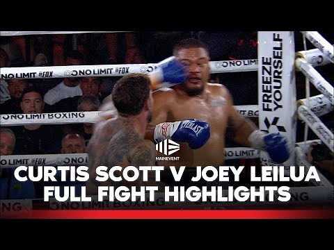 Curtis Scott v Joey Leilua - Full Fight Highlights 🏉🥊 I Main Event I Fox Sports Australia