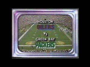 1986-09-07 Houston Oilers vs Green Bay Packers