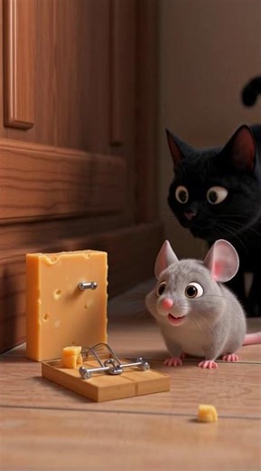Curious Mouse Triggered the Trap! 🐭 |