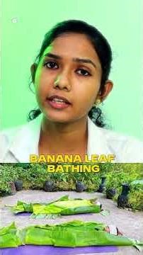 Banana Leaf Bathing Therapy | Natural Skin Detox & Wellness Explained