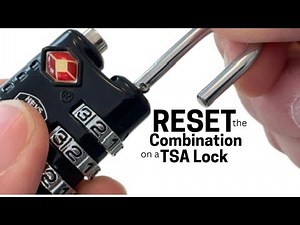 How to Reset a TSA-Approved Travel Lock: Step-by-Step Guide