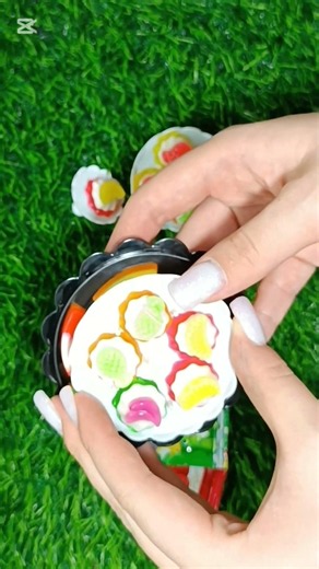 Mini Food Gummies ASMR 🍕🧁 So Cute & Satisfying 😍 #shorts