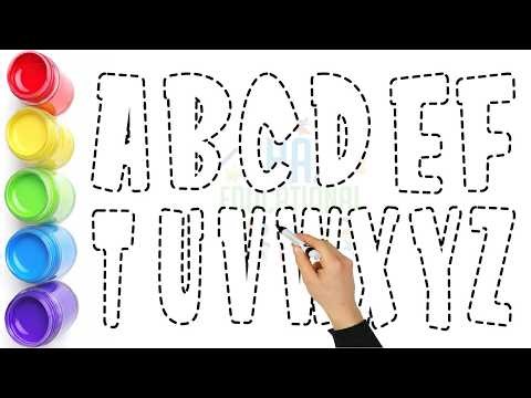 Learn ABC Alphabet with Colors 🎨 | ABC Tracing for Kids | Preschool Learning Video