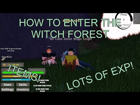 How to Enter Witch Forest! (Easy!) | Black Clover Kingdom Grimshot Roblox