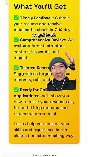 Use Get Schooled's FREE Resume & Cover Letter Review Tool!