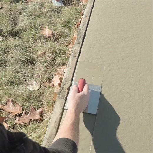 Chamfers Look Cool #marshalltown #madeinusa #concrete