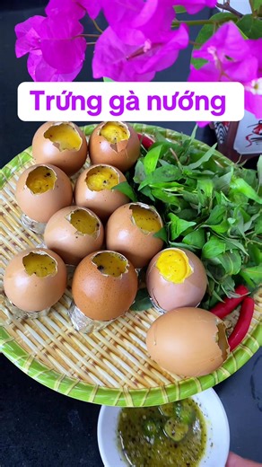 Cách làm trứng gà nướng thơm ngon như ngoài hàng