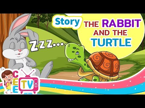 The Rabbit and the Turtle | Short Story with Morals | Reading and Vocabulary Exercises for Kids
