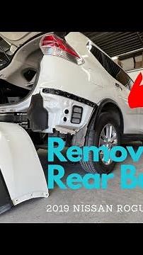 How to Remove Rear Bumper 2013-2019 Nissan Rogue