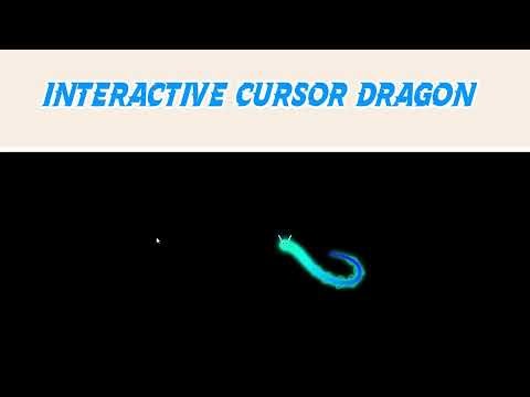 How to Make an Interactive Cursor Dragon | Web Design Animation Tutorial