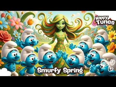 🎵 Happy Tunes — Smurfy Spring is Here! | Cute Spring Song for Children🎵