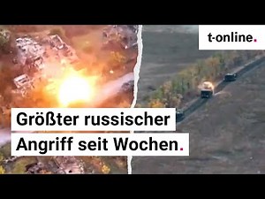 Wave of fire in eastern Ukraine: 35 tanks roll into the night