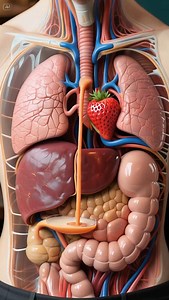 103K views · 600 reactions | Side effects of strawberry  milkshake . . . . . . . . . . #facebookvideo #shortsviral #shortsreels #sciencetok #sideeffects #facebookreel #anatomy #facebookviral #humanity #newyork #FacebookPage #animation #fbfacebooklife #UnitedStates #health #fypシ #fyp #fypchallenge #shortsvideos | Daily Human Facts | Facebook