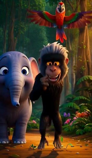Tickling Vines Chase in the Jungle! 🌿 Hilarious DreamWorks Cartoon for Kids #cartoon