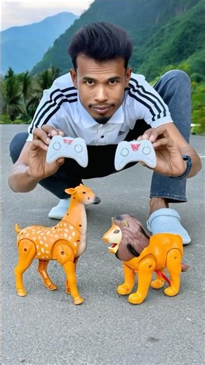 Remote Control Sika Deer and RC Lion Unboxing