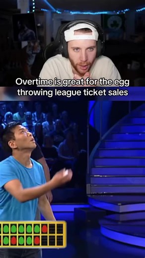 Love to see overtime here great look for the sport… #reaction #pro #eggtoss