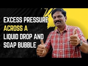 Excess Pressure Across a Liquid Drop & Soap Bubble | Explained Simply!